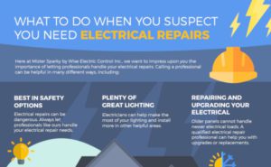 What to Do When You Suspect You Need Electrical Repairs [infographic]