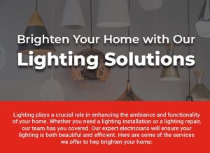 Brighten Your Home with Our Lighting Solutions [infographic]