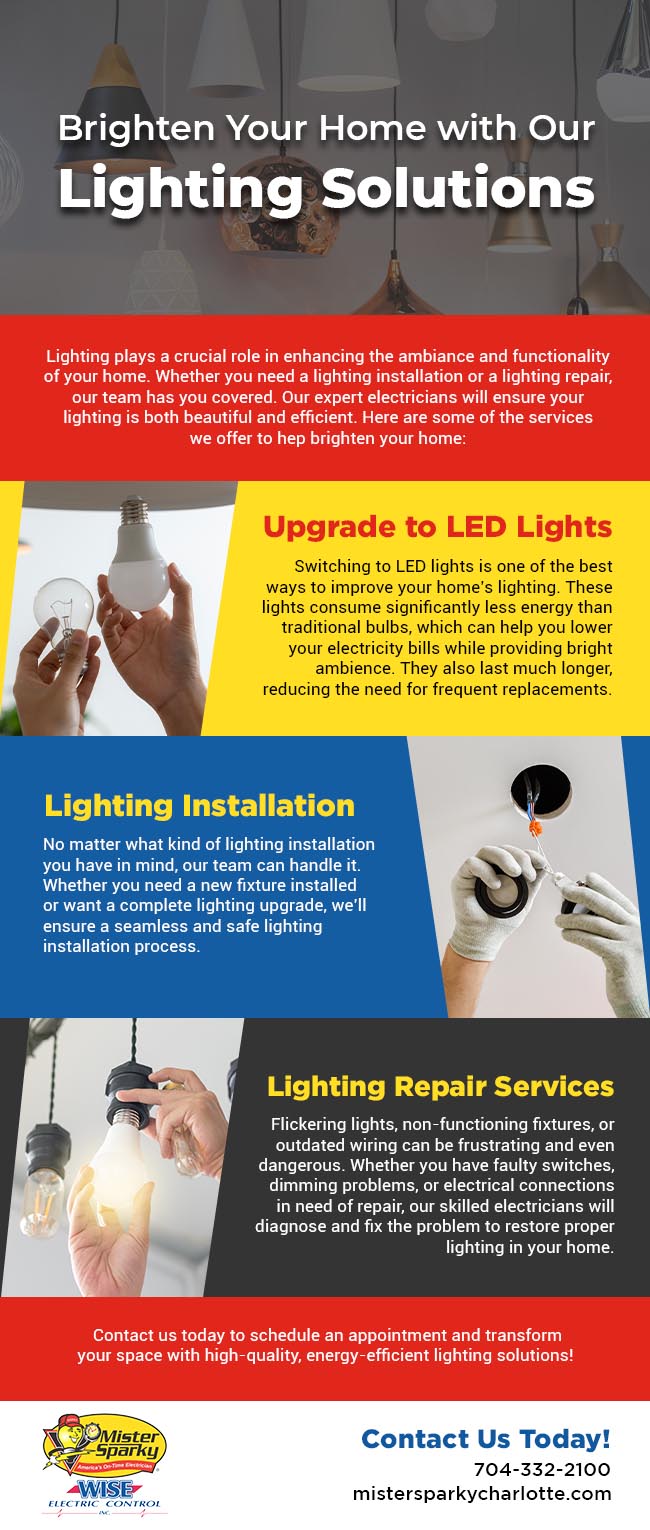 Brighten Your Home with Our Lighting Solutions [infographic]